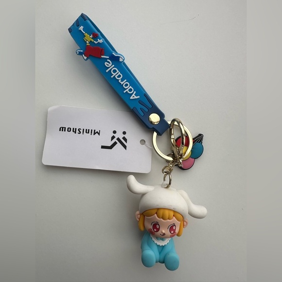 Nwt Baby  Cinnamoroll Key Chain - Picture 2 of 4